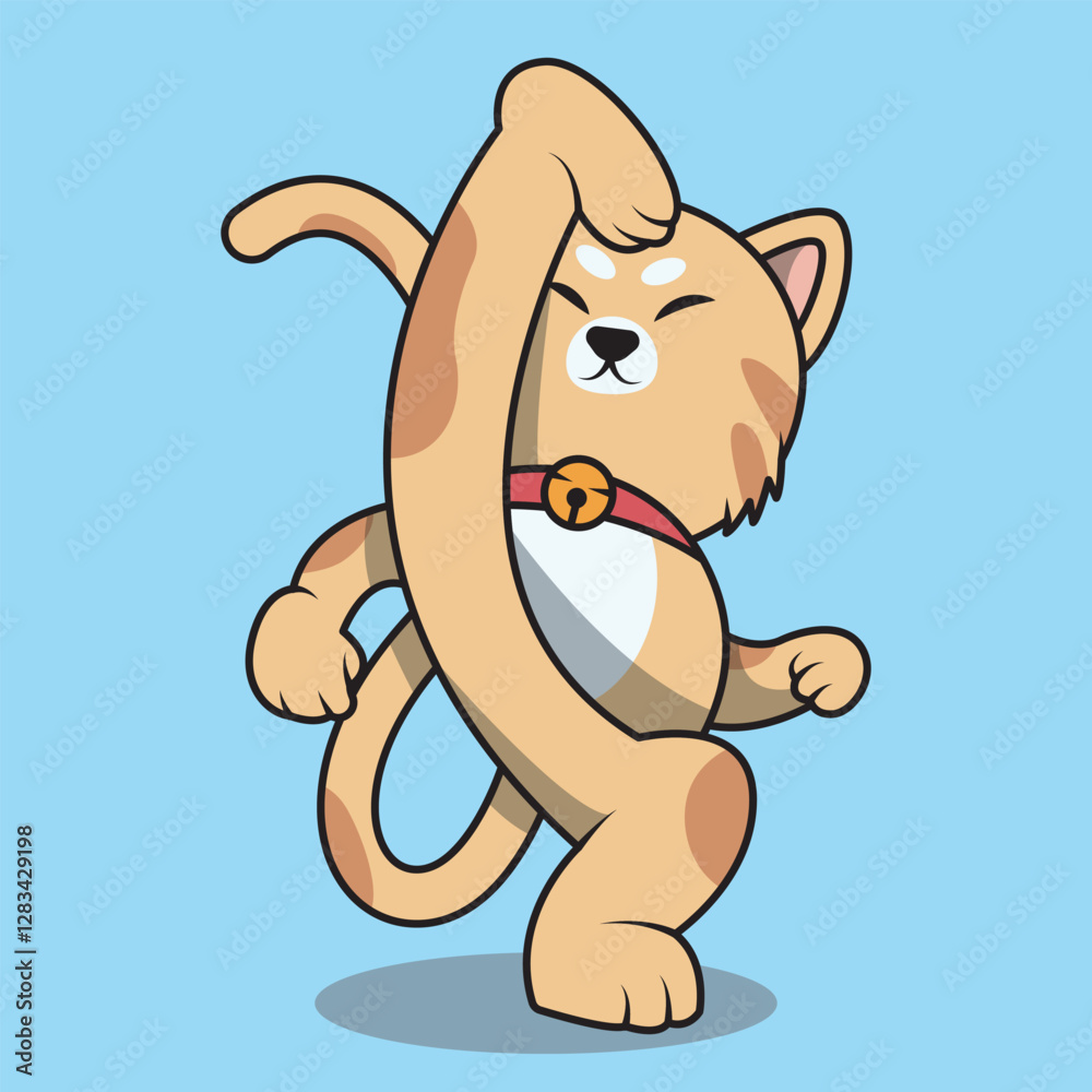 cartoon cute cat character who wants to kick
cartoon cute cat character who wants to kick
