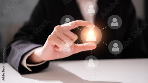 Fotografía Online affiliate marketing business strategy digital advertising network concept