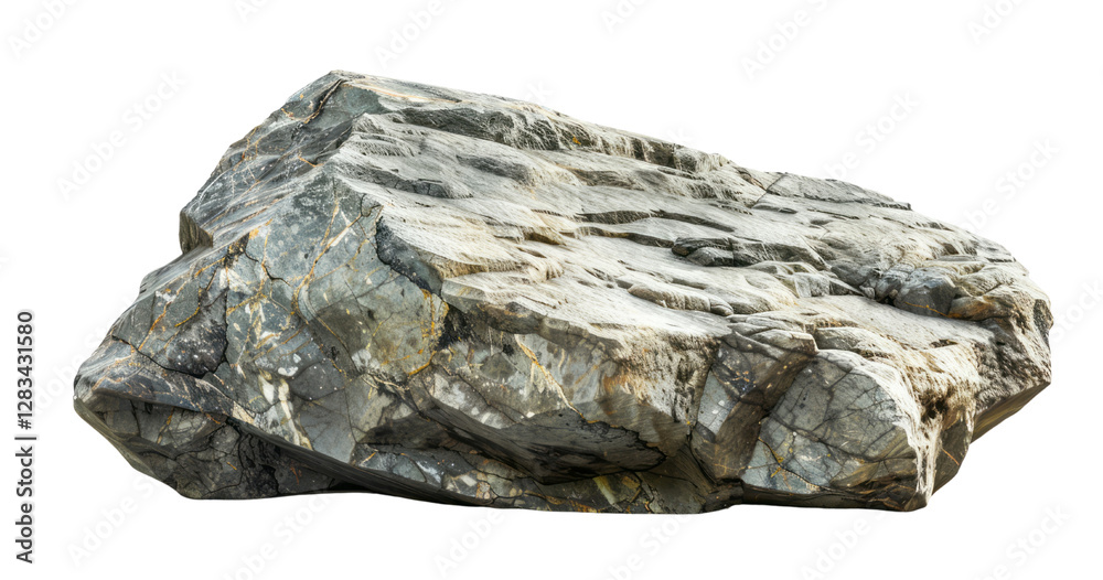 A large rock on a transparent background. A large rock on a transparent background.