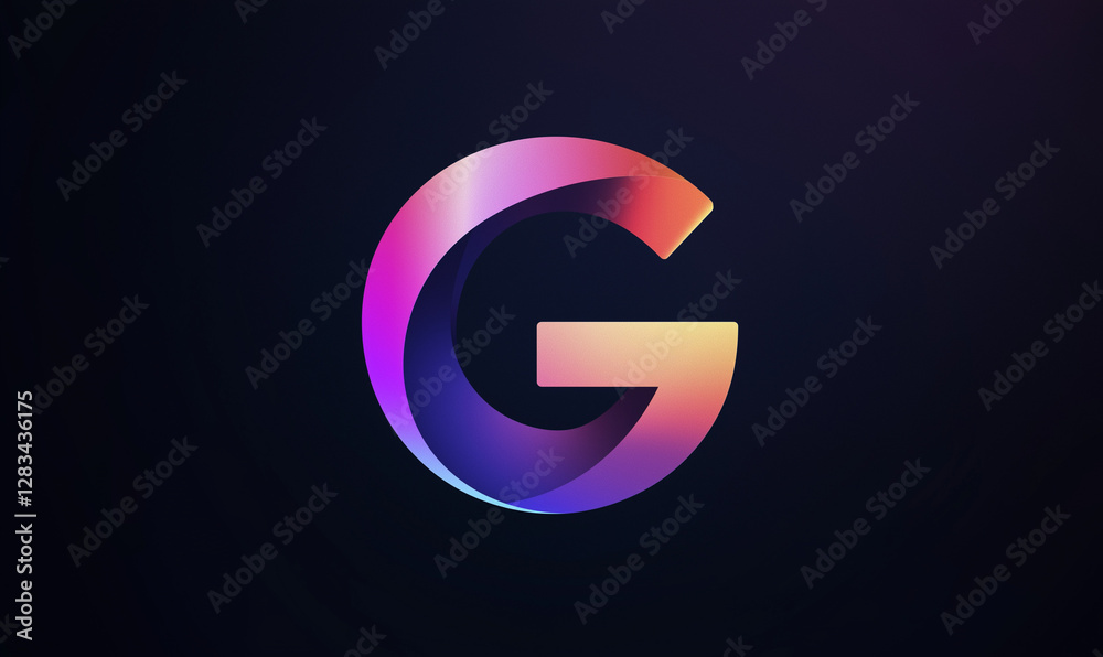 Bold Uppercase Logo Featuring Soft Gradient Accents for Striking Brand Identity and Modern Visual Impact Bold Uppercase Logo Featuring Soft Gradient Accents for Striking Brand Identity and Modern Visual Impact