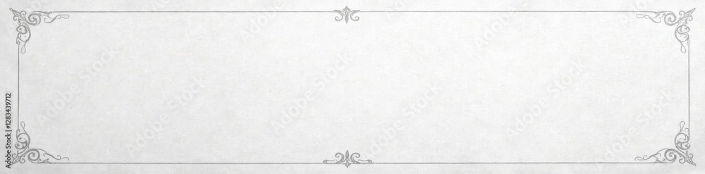 Fototapeta premium Clean white blueprint mockup with blank space for design, minimalist, engineering