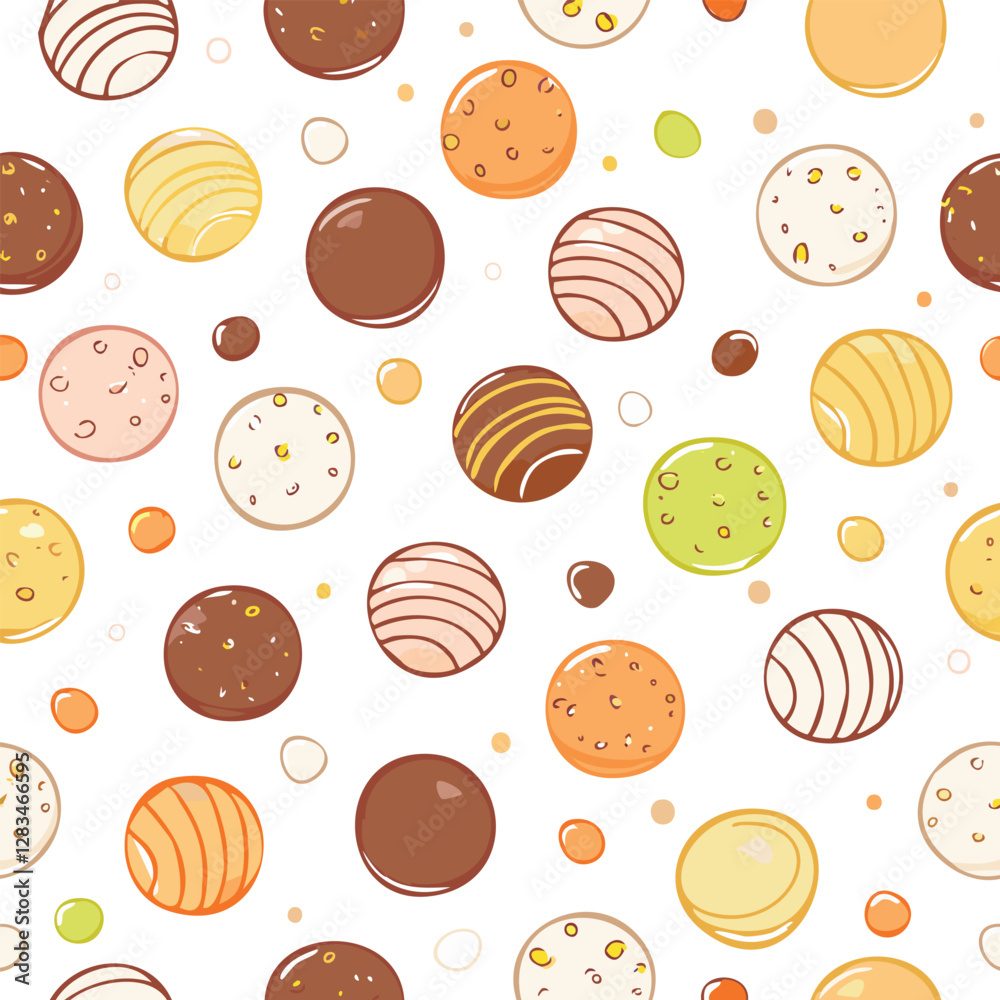 chocolate truffles pattern chocolate truffles pattern