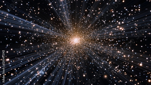 Holographic Particles in a Dark Void Exploring Mysteries of Existence