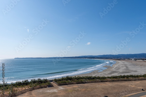 いわき市岩間海岸の景色