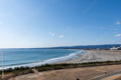 いわき市岩間海岸の景色