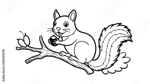 squirrel and acorn