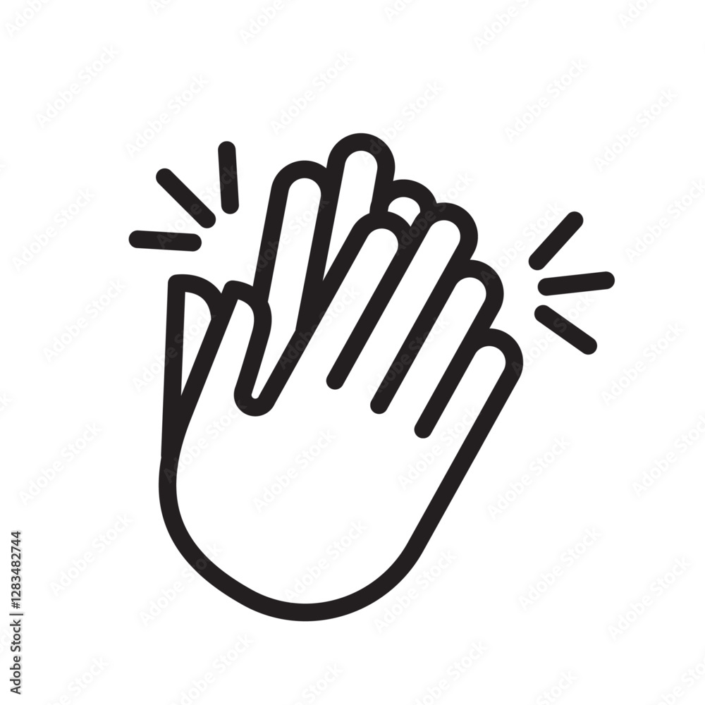 Fototapeta premium clap icon 