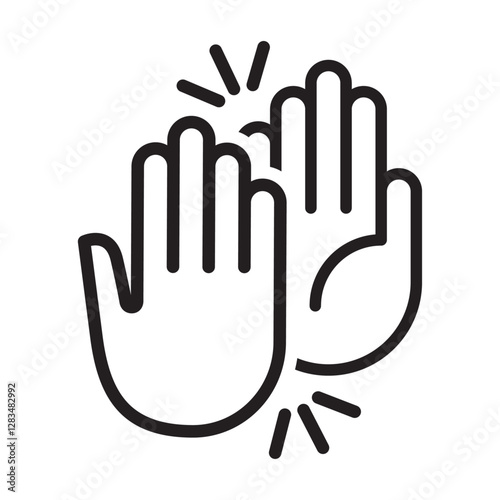 high five icon 