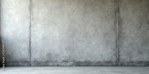 Distressed concrete wall with rough textured background and subtle greyish tone, stone, grey