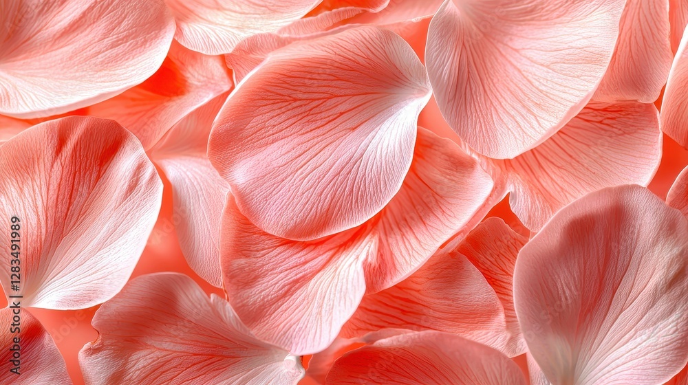 Abstract Arrangement of Delicate Light Pink Flower Petals Background for Calm Romantic Feeling Abstract Arrangement of Delicate Light Pink Flower Petals Background for Calm Romantic Feeling