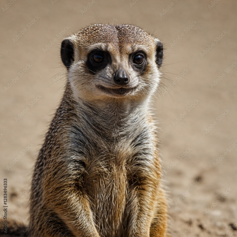 A meerkat sitting with a puzzled expression, scratching its head, against a white background. A meerkat sitting with a puzzled expression, scratching its head, against a white background.