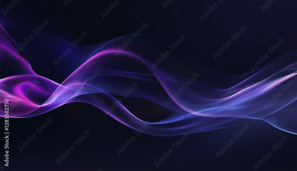 Gleaming Blue Purple Line Effect Abstract Modern Technology Background Futuristic Concept Gleaming Blue Purple Line Effect Abstract Modern Technology Background Futuristic Concept