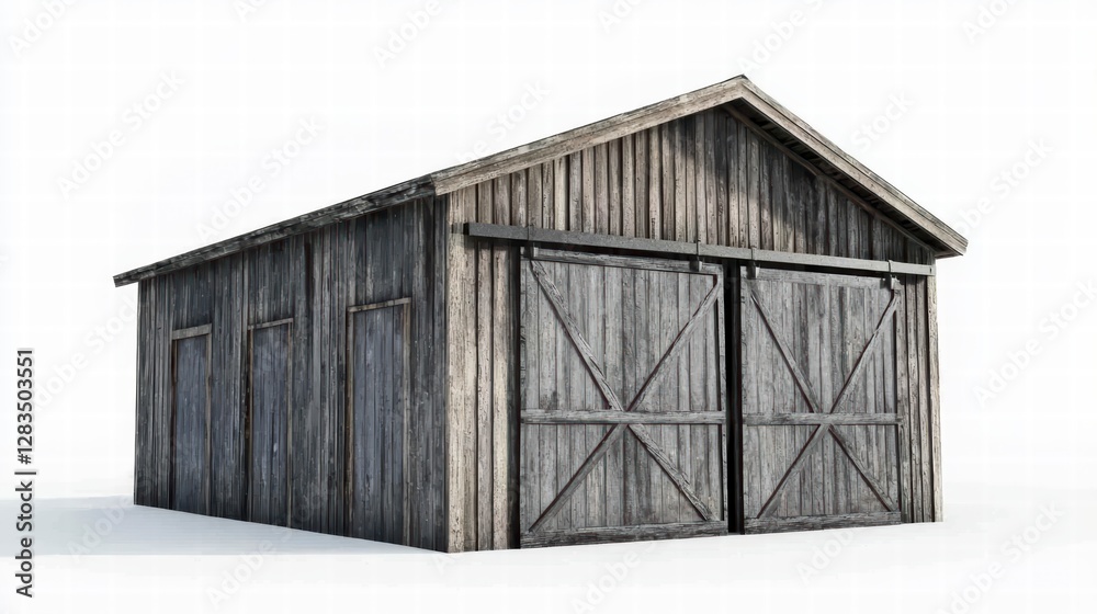 Rustic Wooden Barn: A weathered wooden barn, exuding rustic charm and rural history, stands with its weathered facade, offering a glimpse into the simplicity of countryside living. Rustic Wooden Barn: A weathered wooden barn, exuding rustic charm and rural history, stands with its weathered facade, offering a glimpse into the simplicity of countryside living.