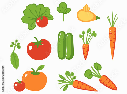 Vegetable Vector Icon, Fresh and Organic Food Design for Sustainable Eating