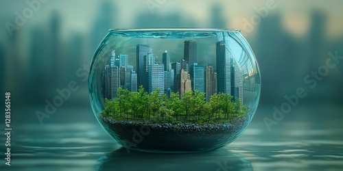 City in a Glass Sphere