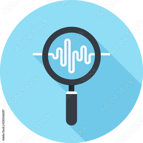 monitoring flat web icon concept