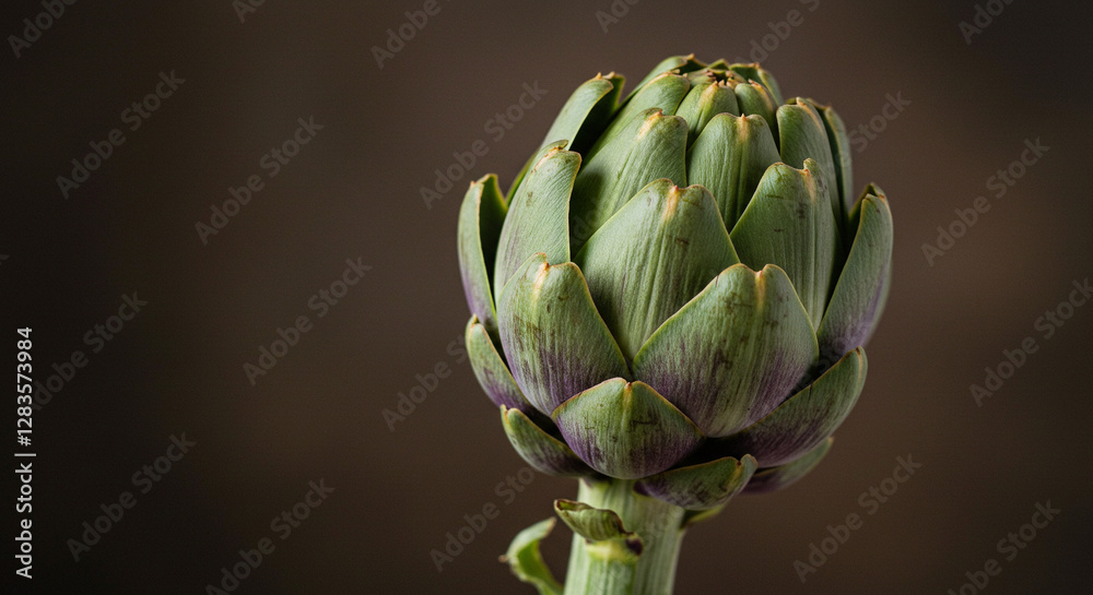 Fototapeta premium A close-up shot of a fresh Artichoke