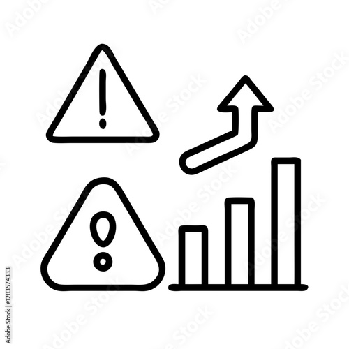 risk appetite icon, risk appetite line art - simple line art of risk appetite, perfect for risk appetite logos and icons