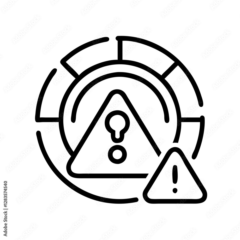 risk indicator icon, risk indicator line art - simple line art of risk indicator, perfect for risk indicator logos and icons risk indicator icon, risk indicator line art - simple line art of risk indicator, perfect for risk indicator logos and icons