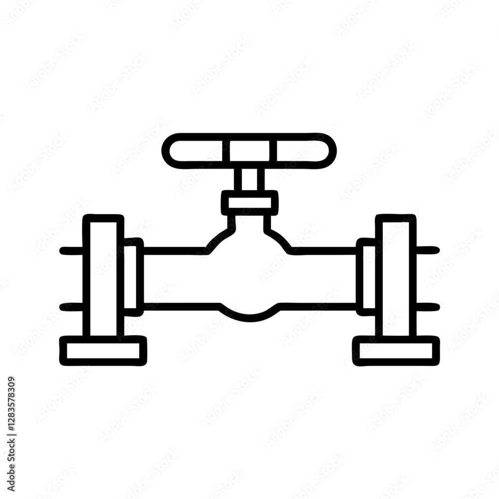 pipeline icon, pipeline line art - simple line art of pipeline, perfect for pipeline logos and icons pipeline icon, pipeline line art - simple line art of pipeline, perfect for pipeline logos and icons