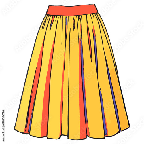 Skirt skirt illustration fashion vector