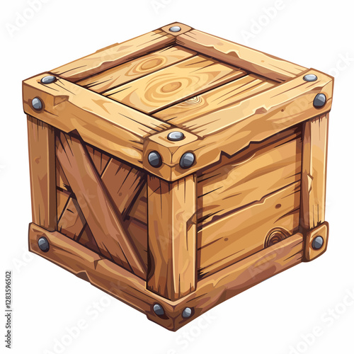 old wooden box