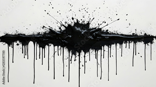 black ink splat