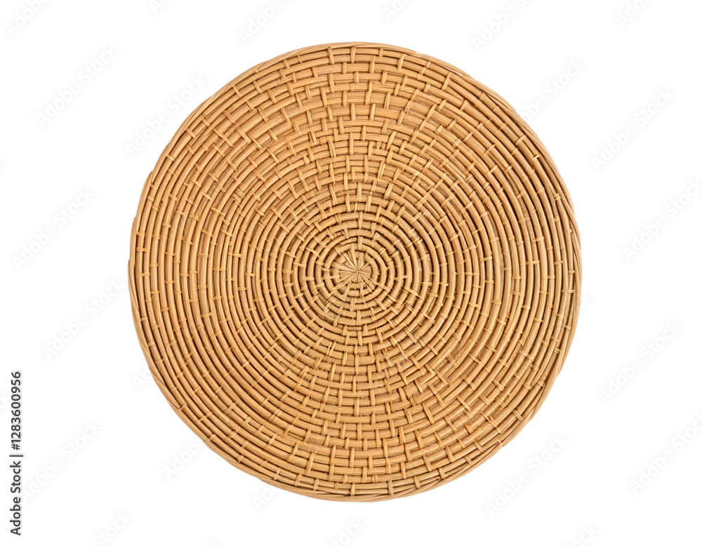 Wicker basket isolated on transparent background Wicker basket isolated on transparent background