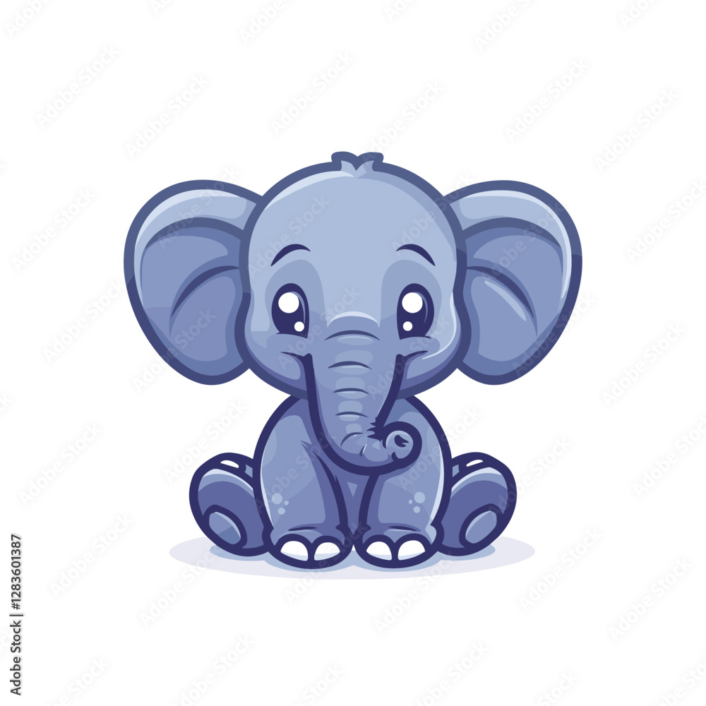 Obraz premium cartoon elephant