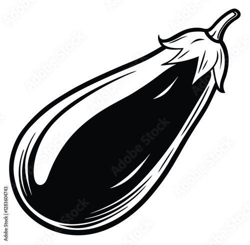 Beetroot vegetable outline black and white cute drawing. The vegetable is the main focus of the image. The vegetable adds a touch of nature and freshness to the scene. The image is simple and clear.
