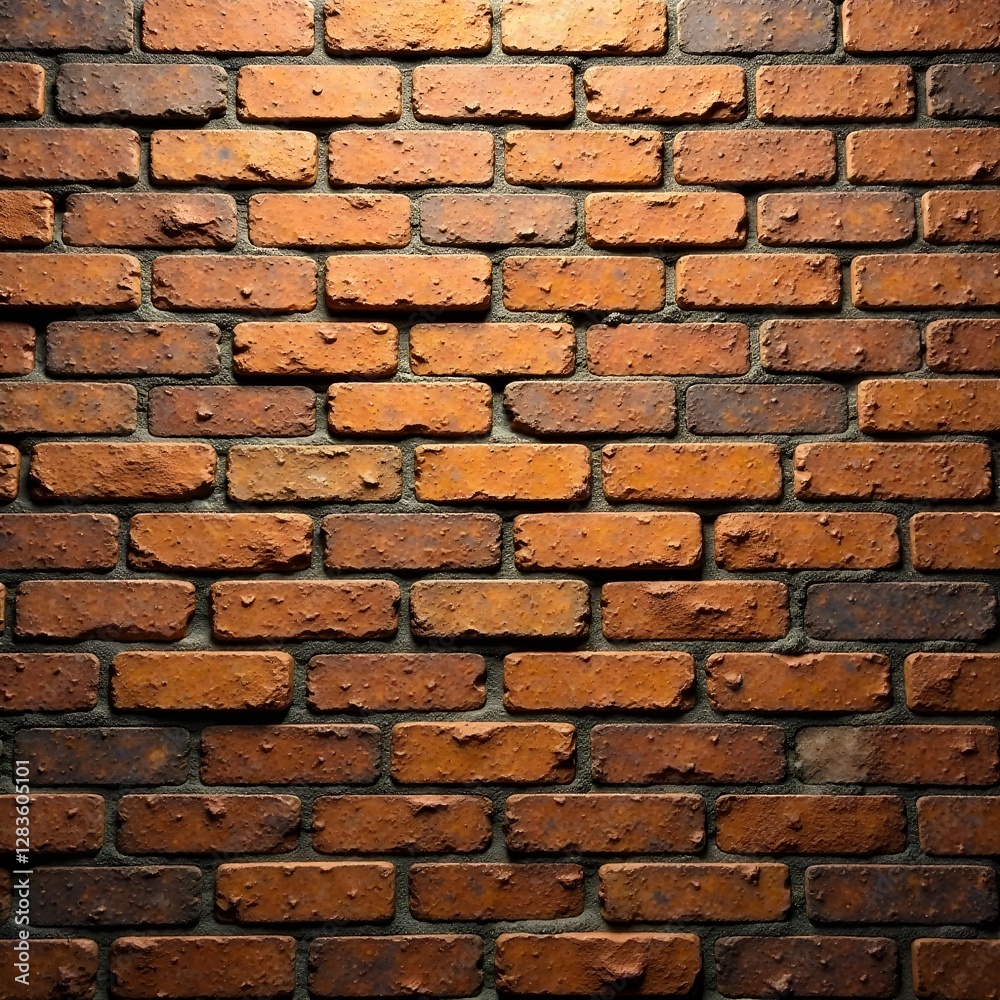 Obraz premium Aged Brick Wall Background - Rustic Brickwork Pattern