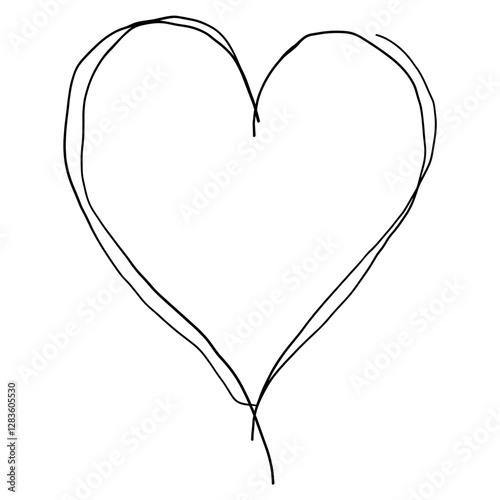 Heart illustration drawing sketch vector