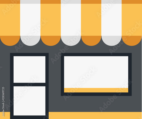 store flat web icon concept