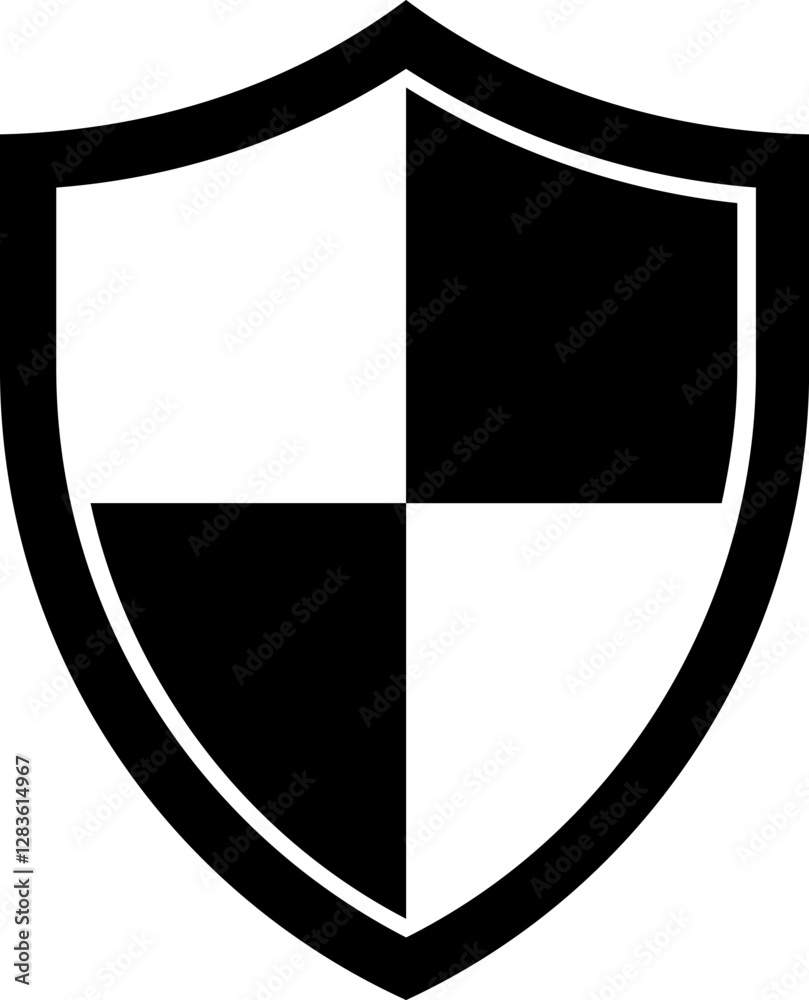 protection flat web icon concept
