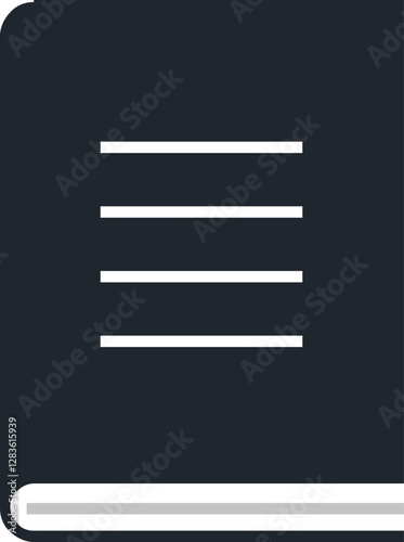 contact list flat web icon concept