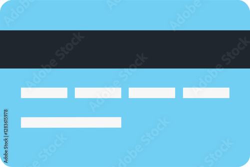 credit card flat web icon concept