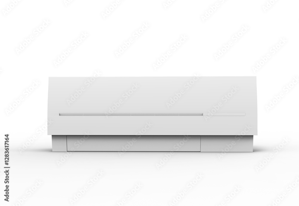 Air Conditioner 3 AC front view with shadow 3d render Air Conditioner 3 AC front view with shadow 3d render
