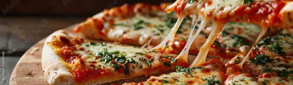 Pizza. Pizza New York Style, Classic Thin-Crust Pizza with Tomato Sauce, Mozzarella Cheese, and Savory Toppings, Iconic Pizza Isolated on Background with Copy Space. Pizza. Pizza New York Style, Classic Thin-Crust Pizza with Tomato Sauce, Mozzarella Cheese, and Savory Toppings, Iconic Pizza Isolated on Background with Copy Space.