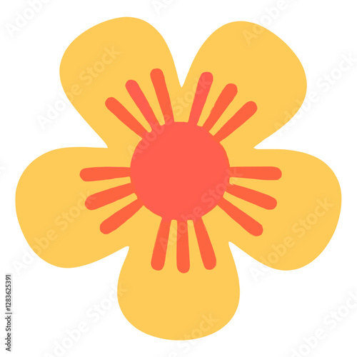 Flower petal illustration asteraceae vector