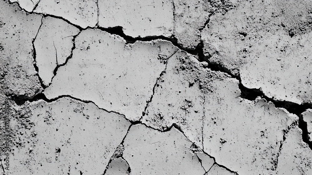 Textured Terrain: An abstract, high-angle shot of a cracked surface, featuring a network of fissures and fractured elements, evoking a sense of age, damage, and geological transformation. Textured Terrain: An abstract, high-angle shot of a cracked surface, featuring a network of fissures and fractured elements, evoking a sense of age, damage, and geological transformation.