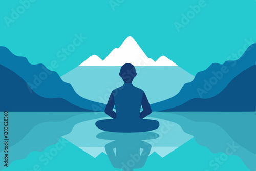 yoga in the mountains