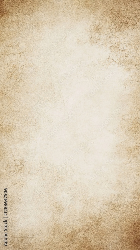 Obraz premium Vintage parchment texture: Close-up of an aged parchment paper, evoking a sense of history and antiquity, with a faded, textured surface. 