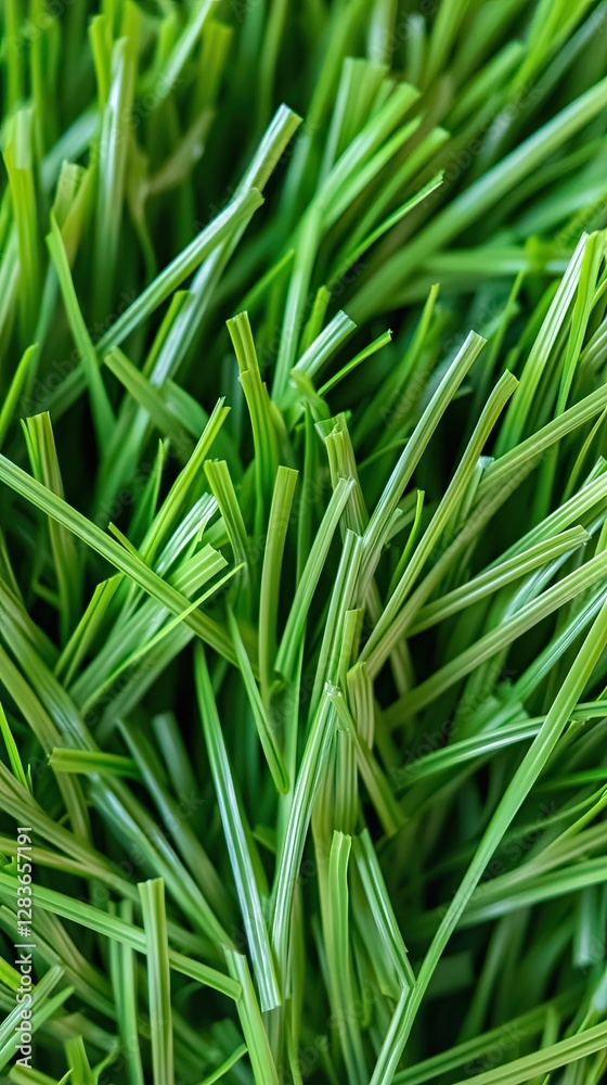 Abstract Green Grass: Captivating close-up shot of vibrant, freshly cut green grass, showcasing intricate textures, perfect for conveying freshness and natural beauty. Abstract Green Grass: Captivating close-up shot of vibrant, freshly cut green grass, showcasing intricate textures, perfect for conveying freshness and natural beauty.