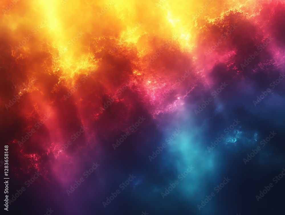Fototapeta premium Abstract Color Motion with Soft Textures