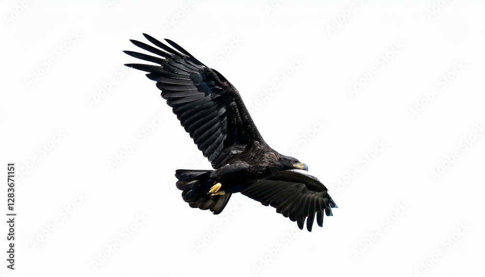 eagle in flight isolated on white background eagle in flight isolated on white background