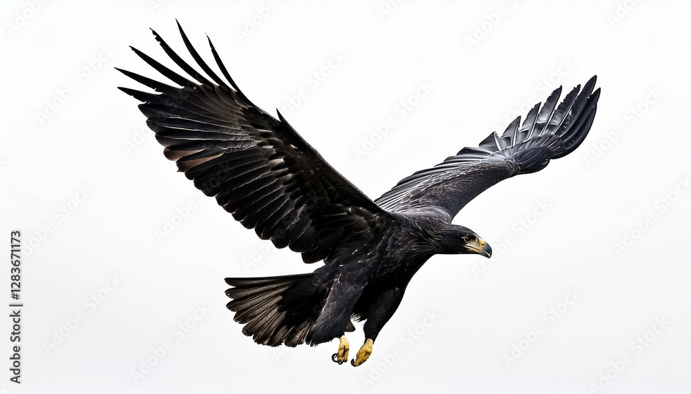eagle in flight isolated on white background eagle in flight isolated on white background