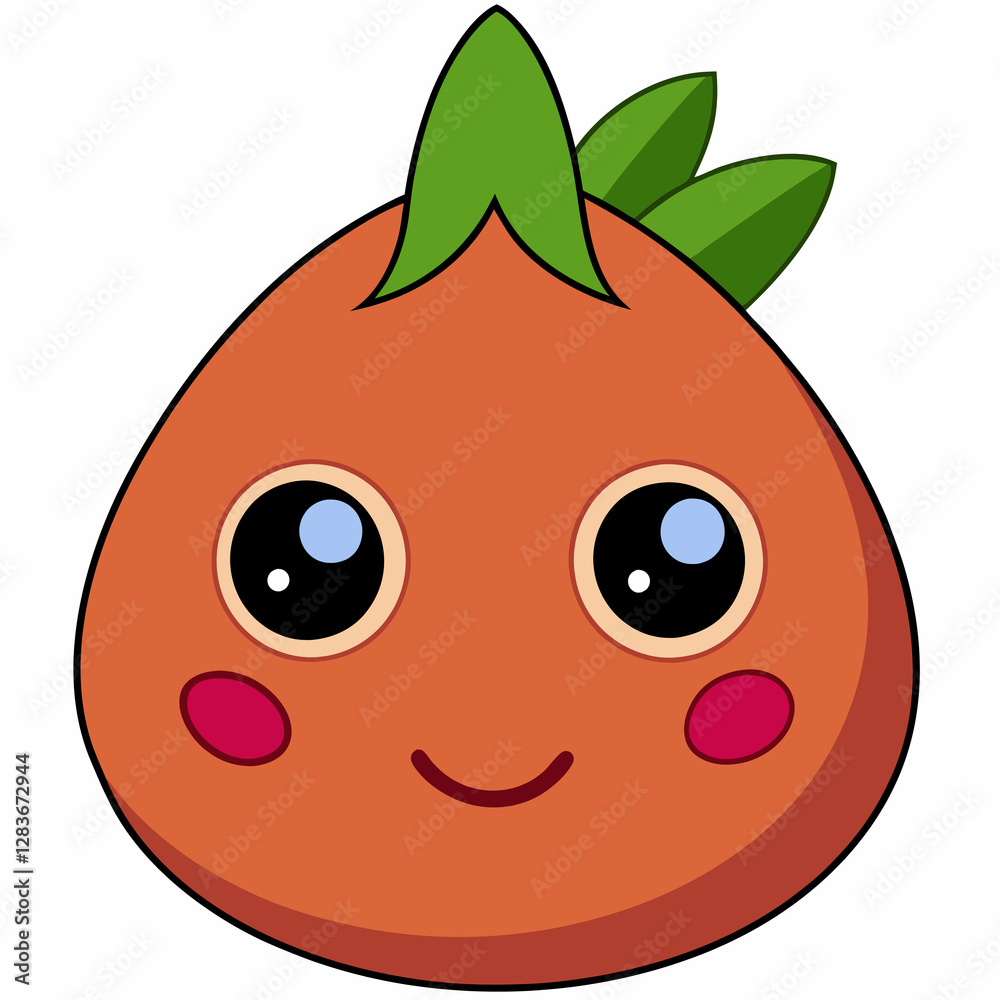 Fototapeta premium funny cartoon fruit