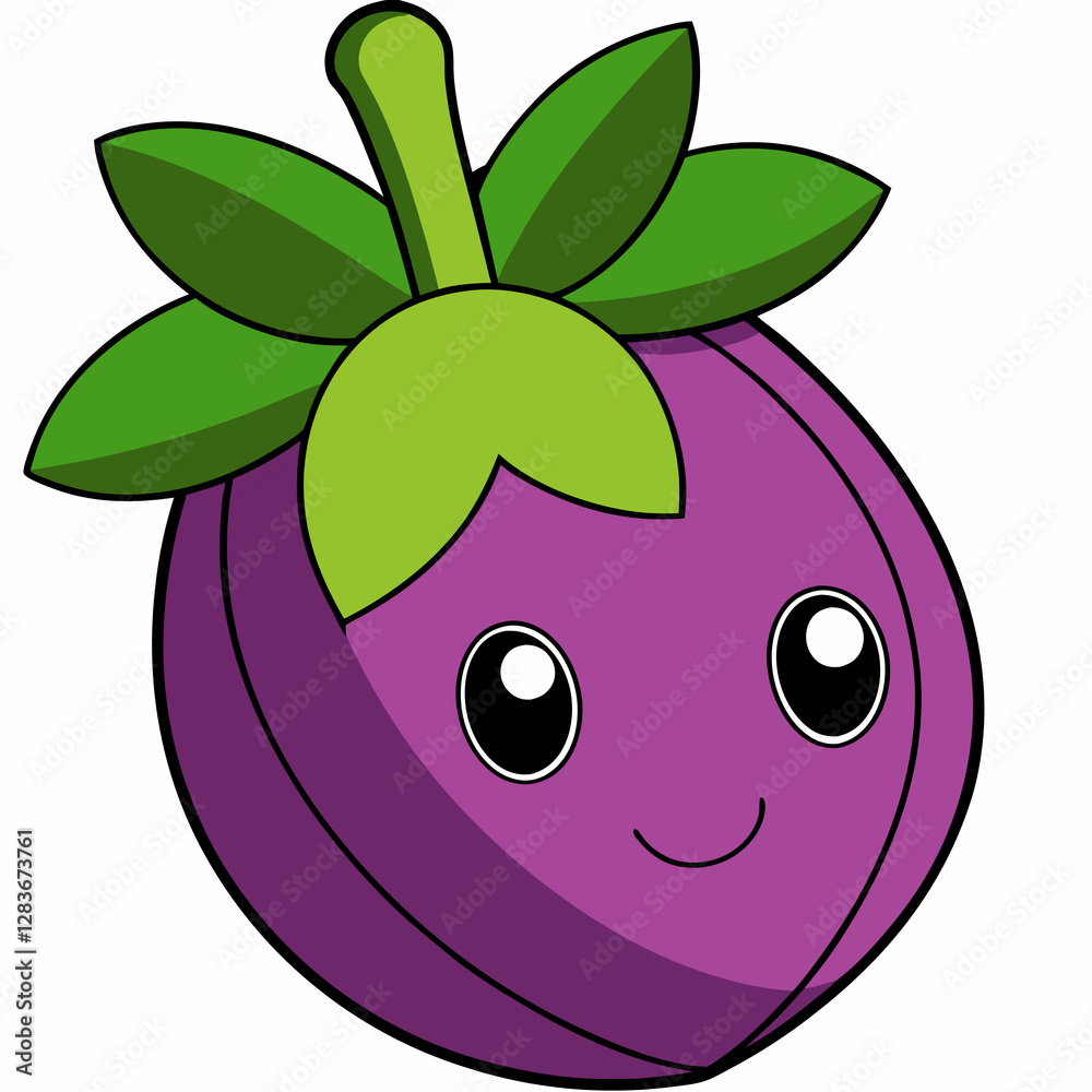 Obraz premium funny cartoon fruit