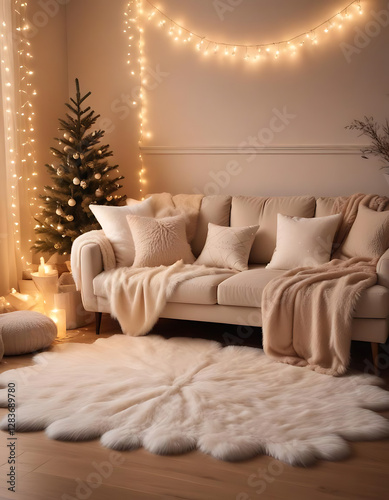 Interior design 3D living room