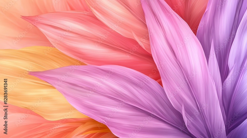 Naklejka premium Soft Abstract Gradient Design in Pink and Purple Color Palette